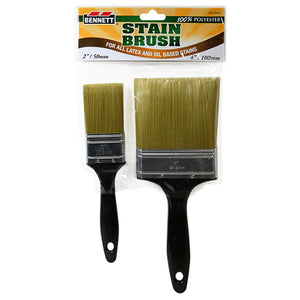BENNETT Stain Brushes - 2 PACK
