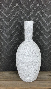 Fossil Texture Ceramic Vase 8x19"